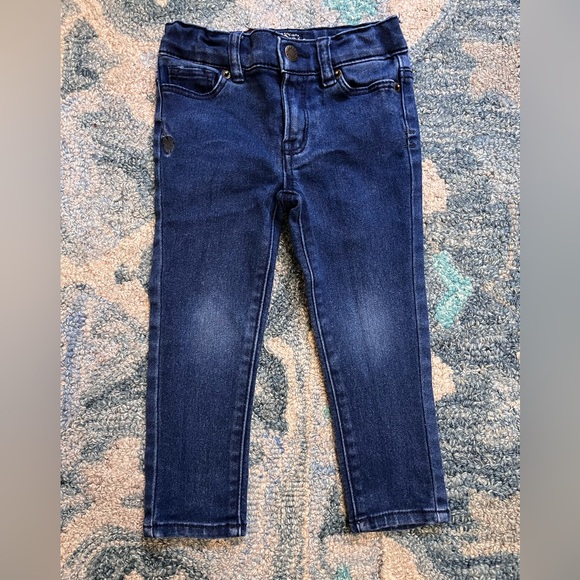 Lucky Brand Other - Lucky Brand Toddler Girls Zoe Legging Jean Dark Wash Adjustable Waist Size 2T
